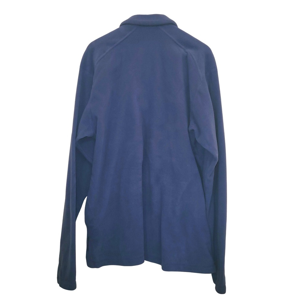 Helly Hansen Mount Blue Gray Polar Fleece 1/4 Zip Pullover Sweater Men's XXL - Picture 4 of 10